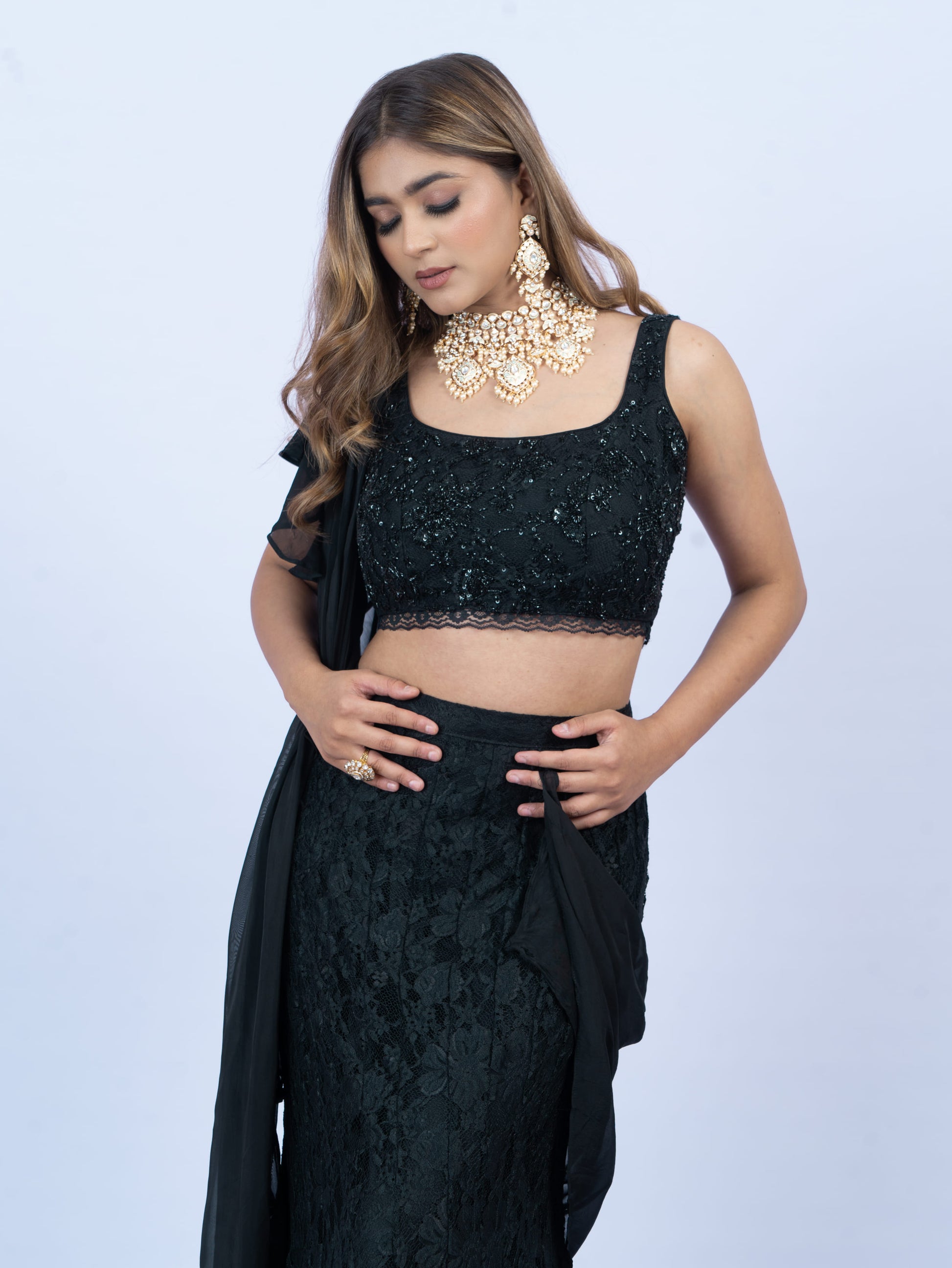 Shankle Lehenga set with dupatta