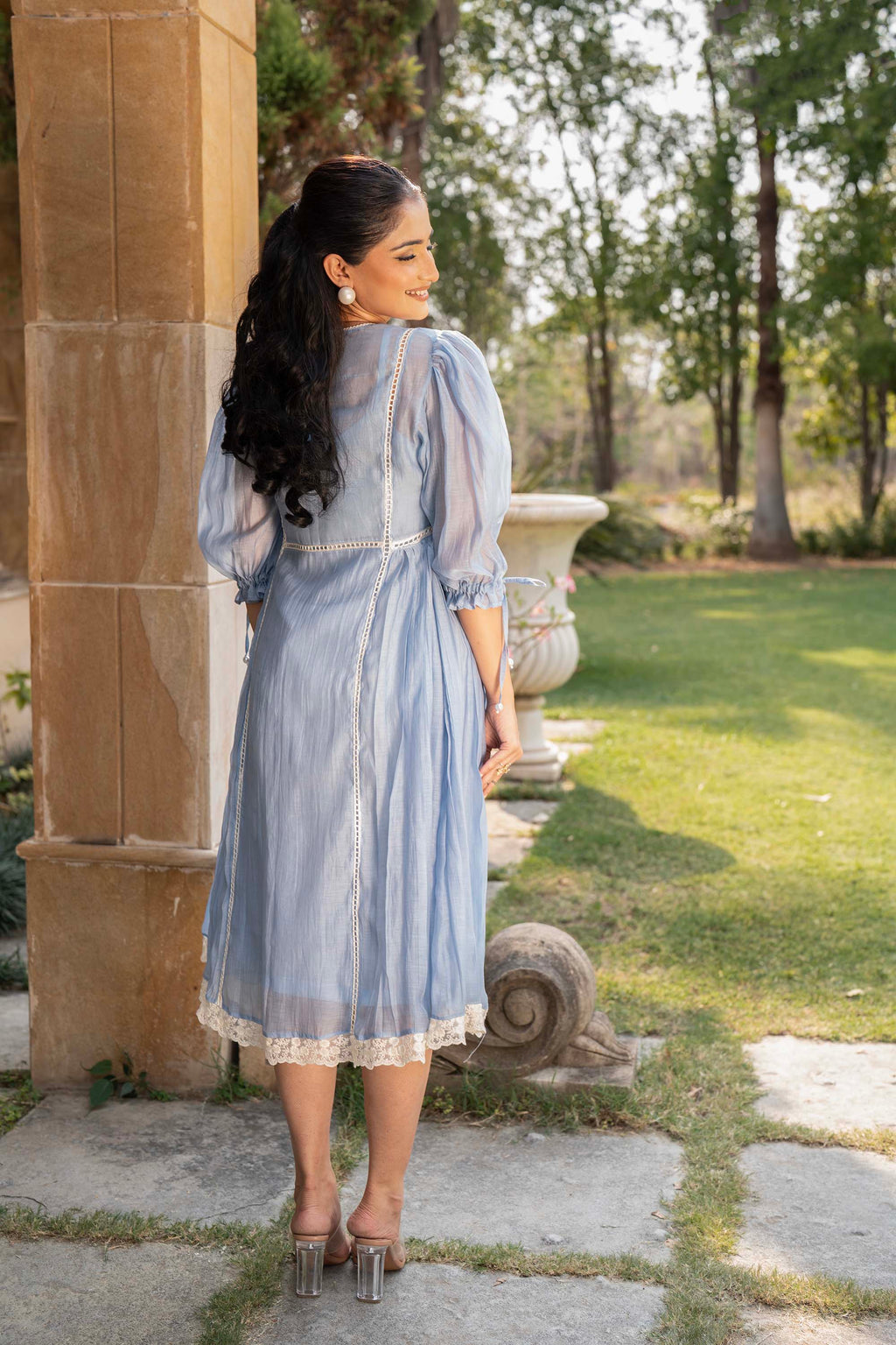 Soft Sol Pleated Dress