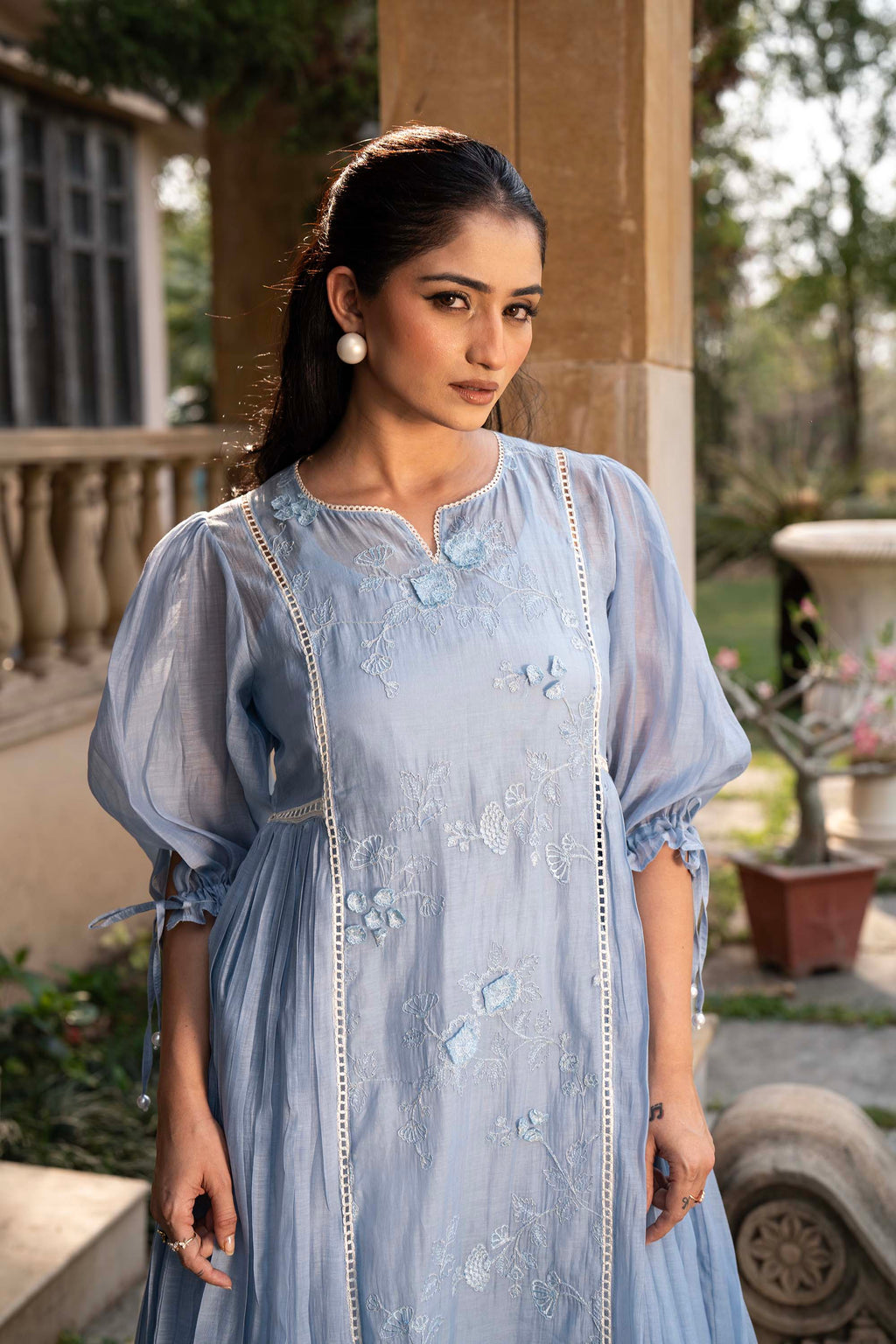Soft Sol Pleated Dress