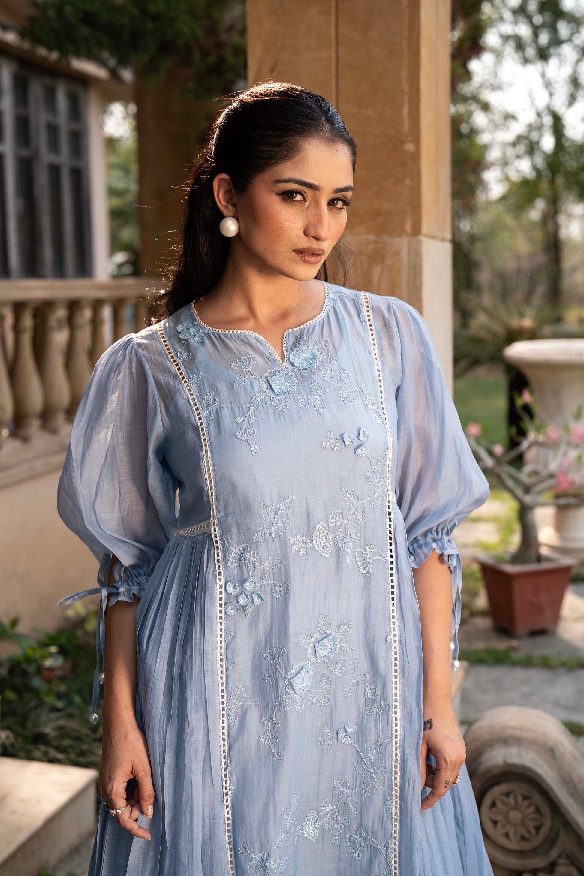 Soft Sol Pleated Dress