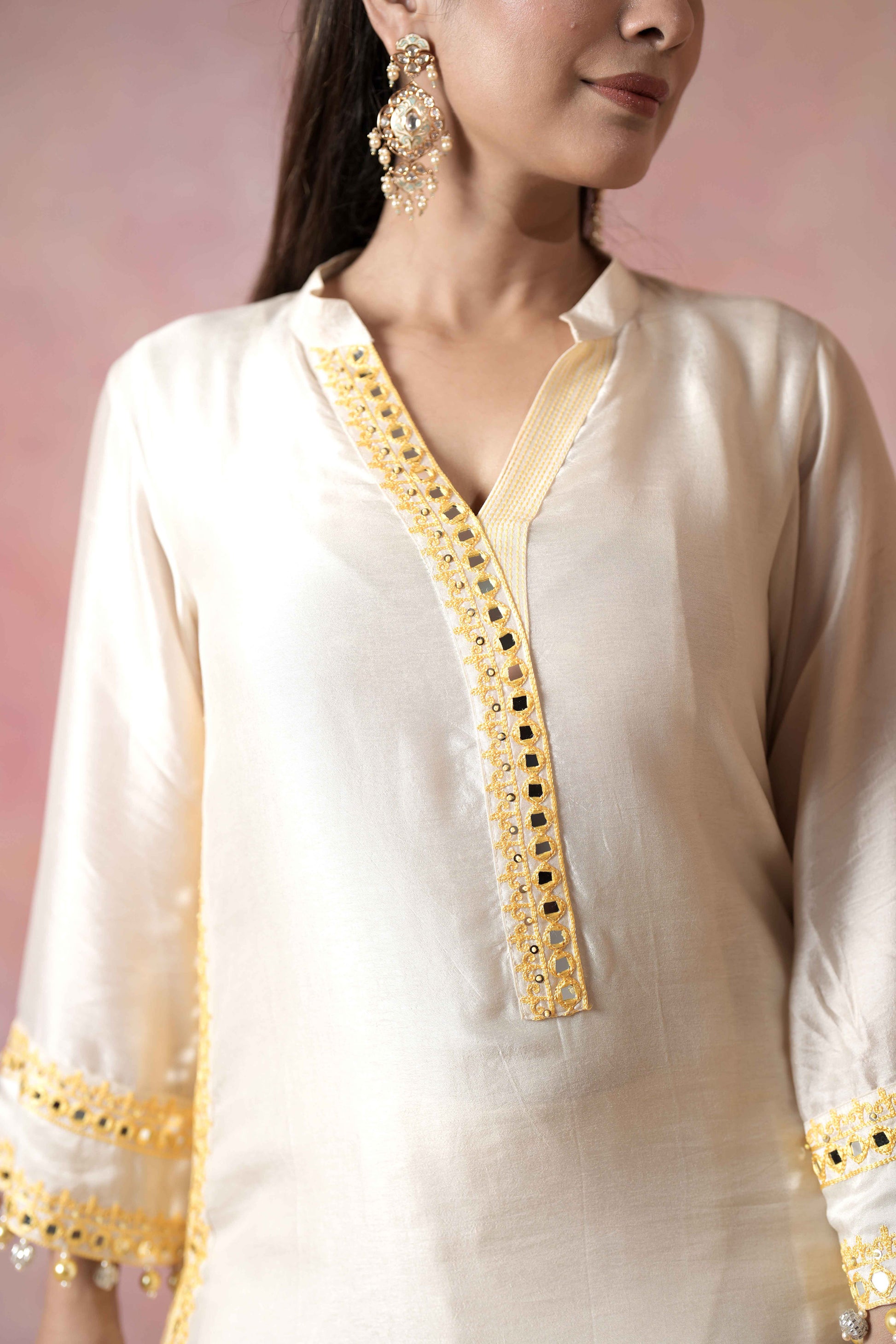 STRAIGHT KURTA WITH SALWAR PANTS