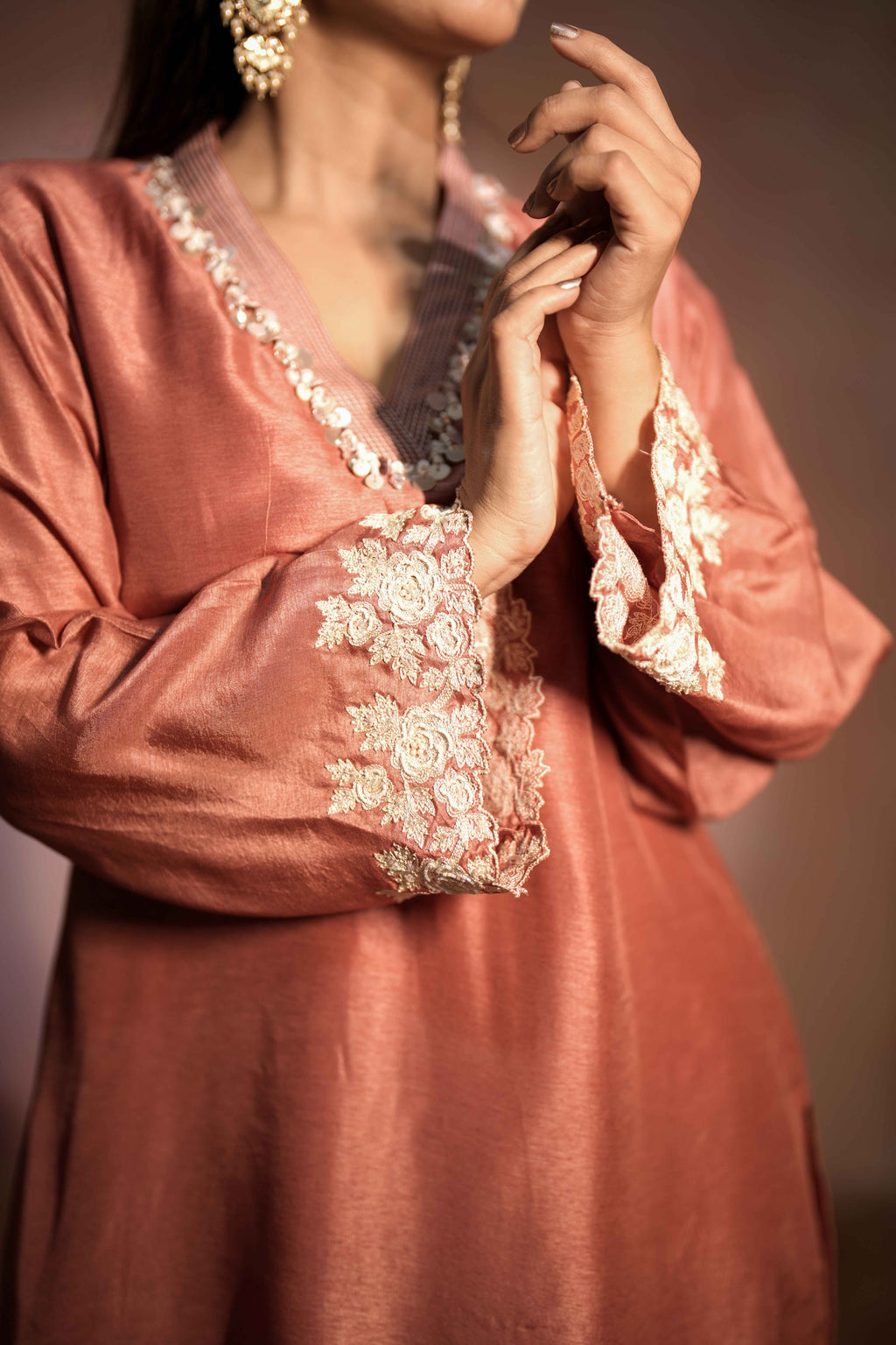 SHORT KURTA WITH SALWAR PANTS AND DUPATTA
