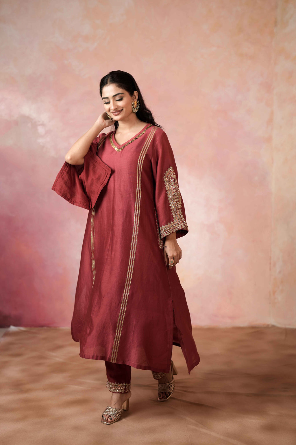 A-LINE KURTA SET
