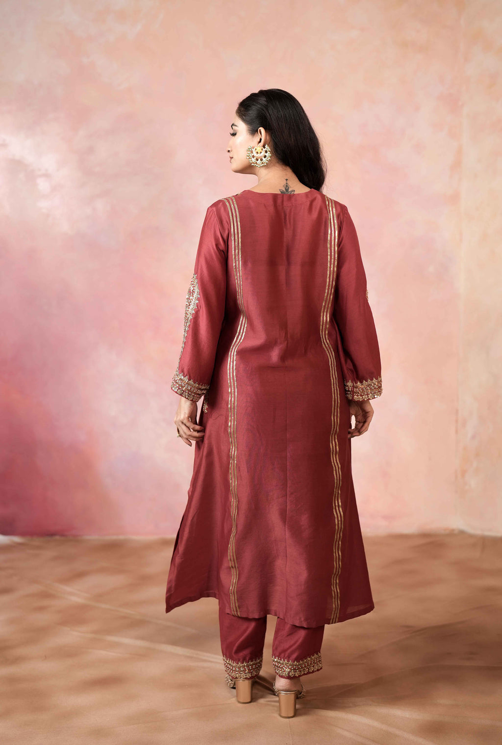 A-LINE KURTA SET
