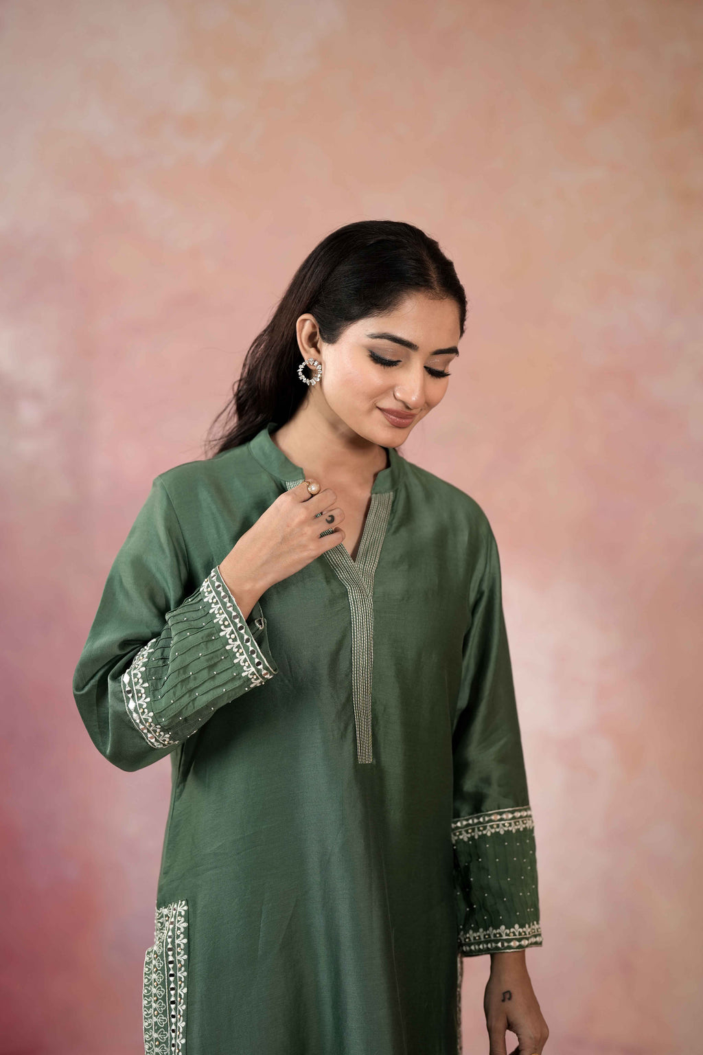 STRAIGHT KURTA SET WITH DUPATTA