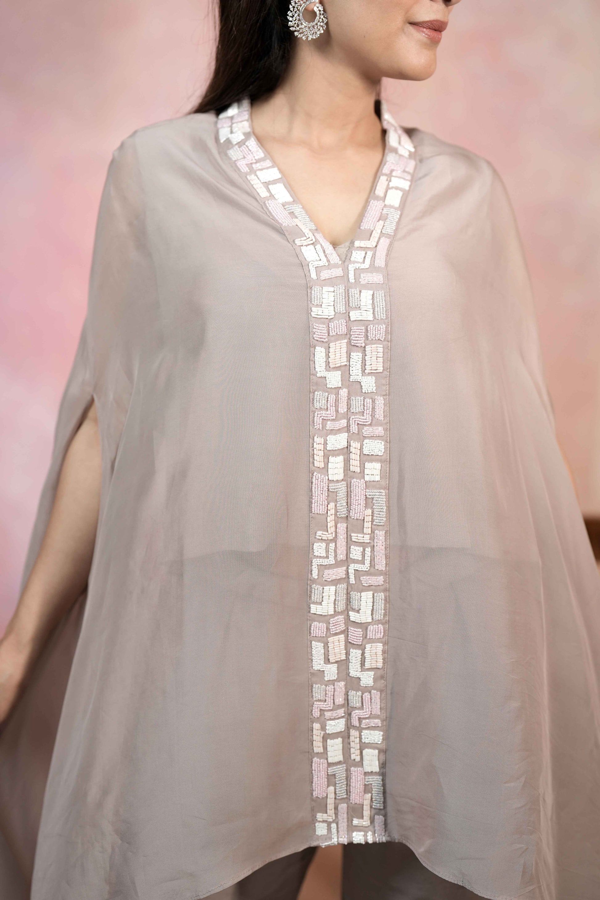 SHAWL COLLAR CAPE SET