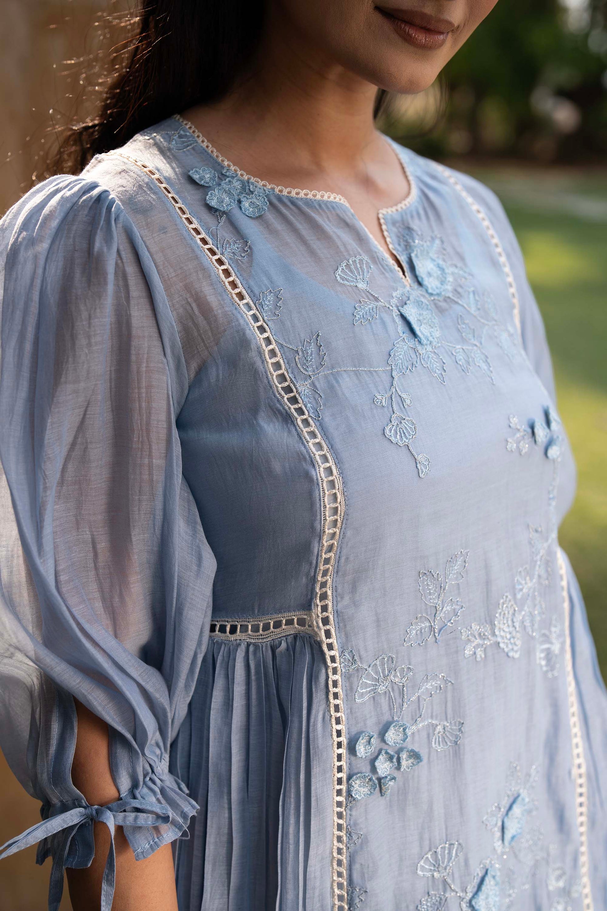 Soft Sol Pleated Dress